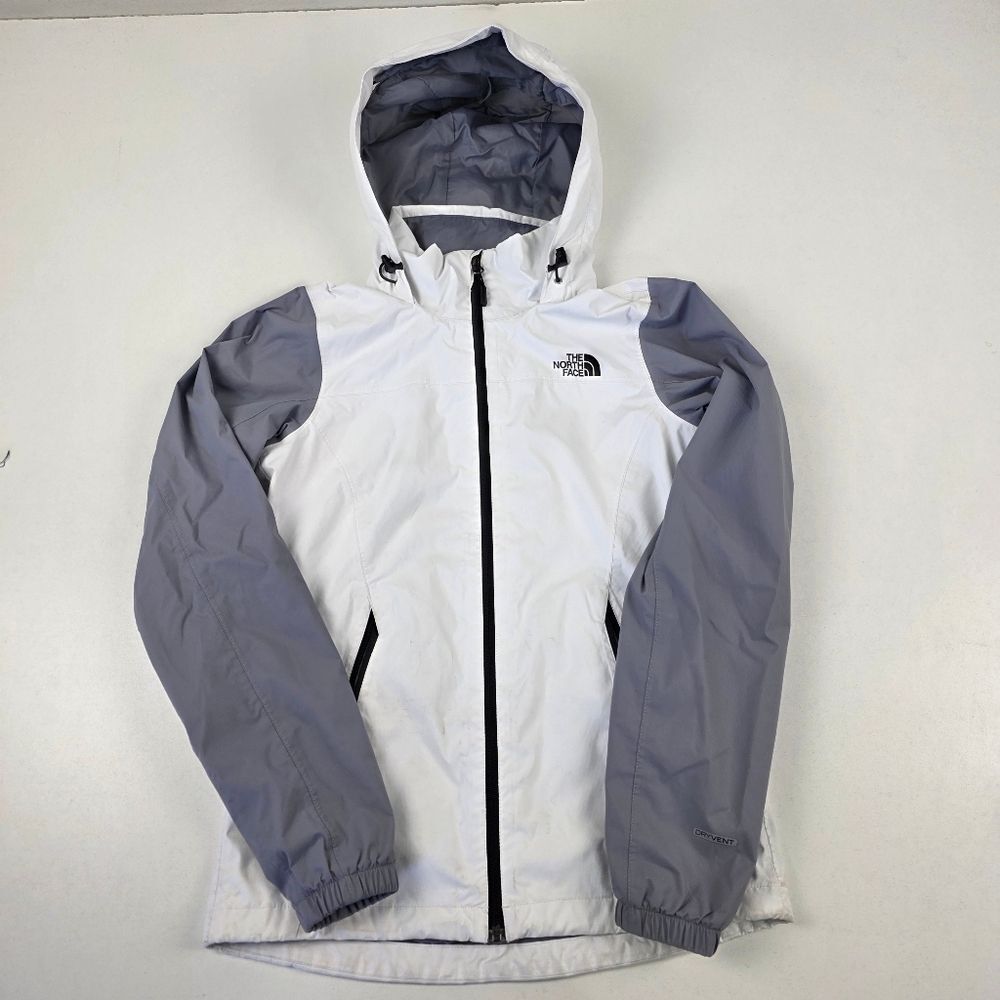 The North Fave Two Tone Dryvent Rain Jacket Womens Size XS Hooded‎